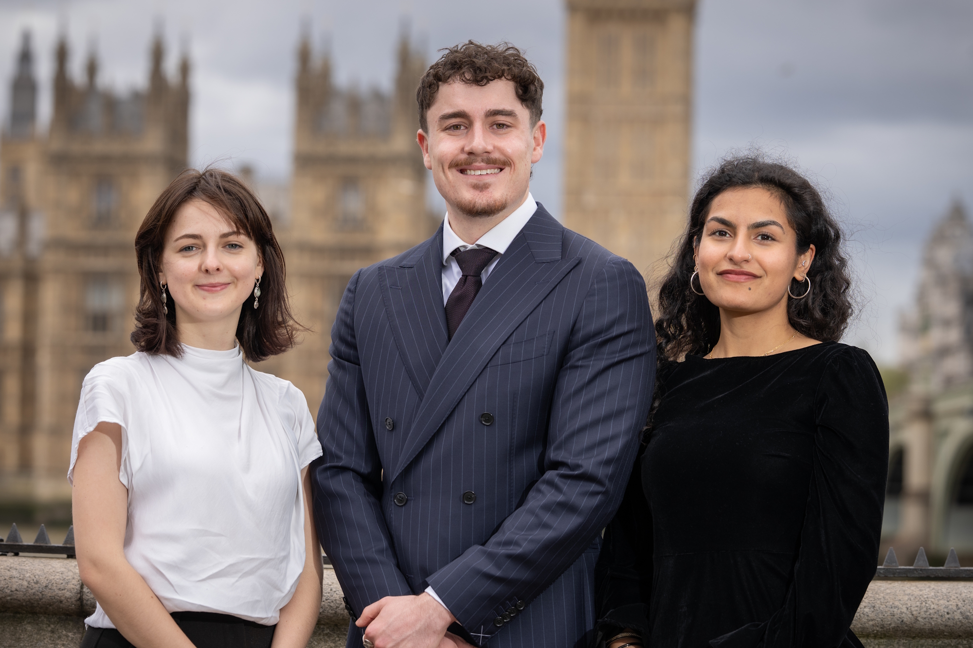 Students in front of parliament