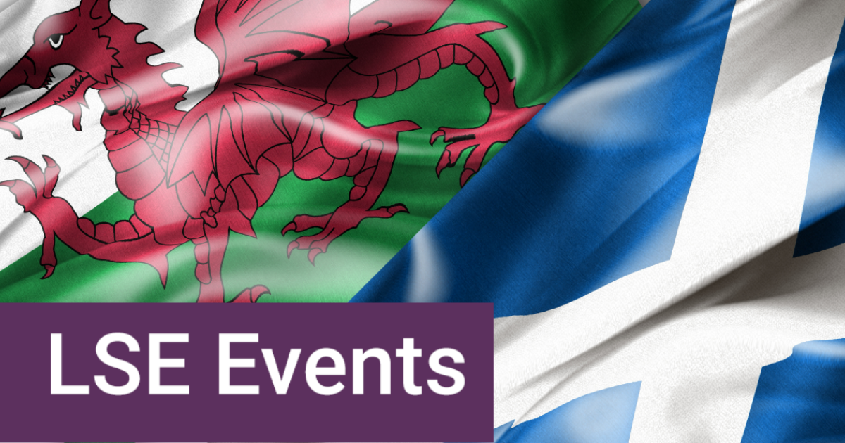 Wales and Scotland flags