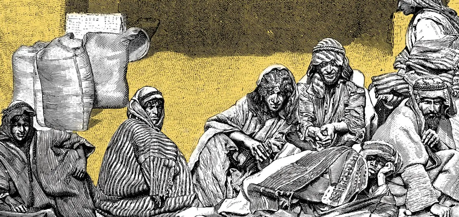Egyptian street sellers on the streets of Cairo