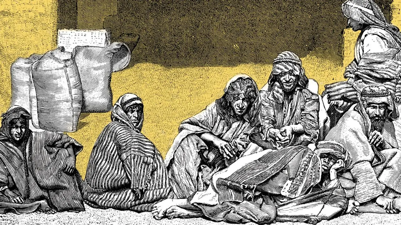 Egyptian street sellers on the streets of Cairo