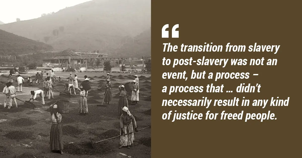 A coffee estate worked by enslaved people