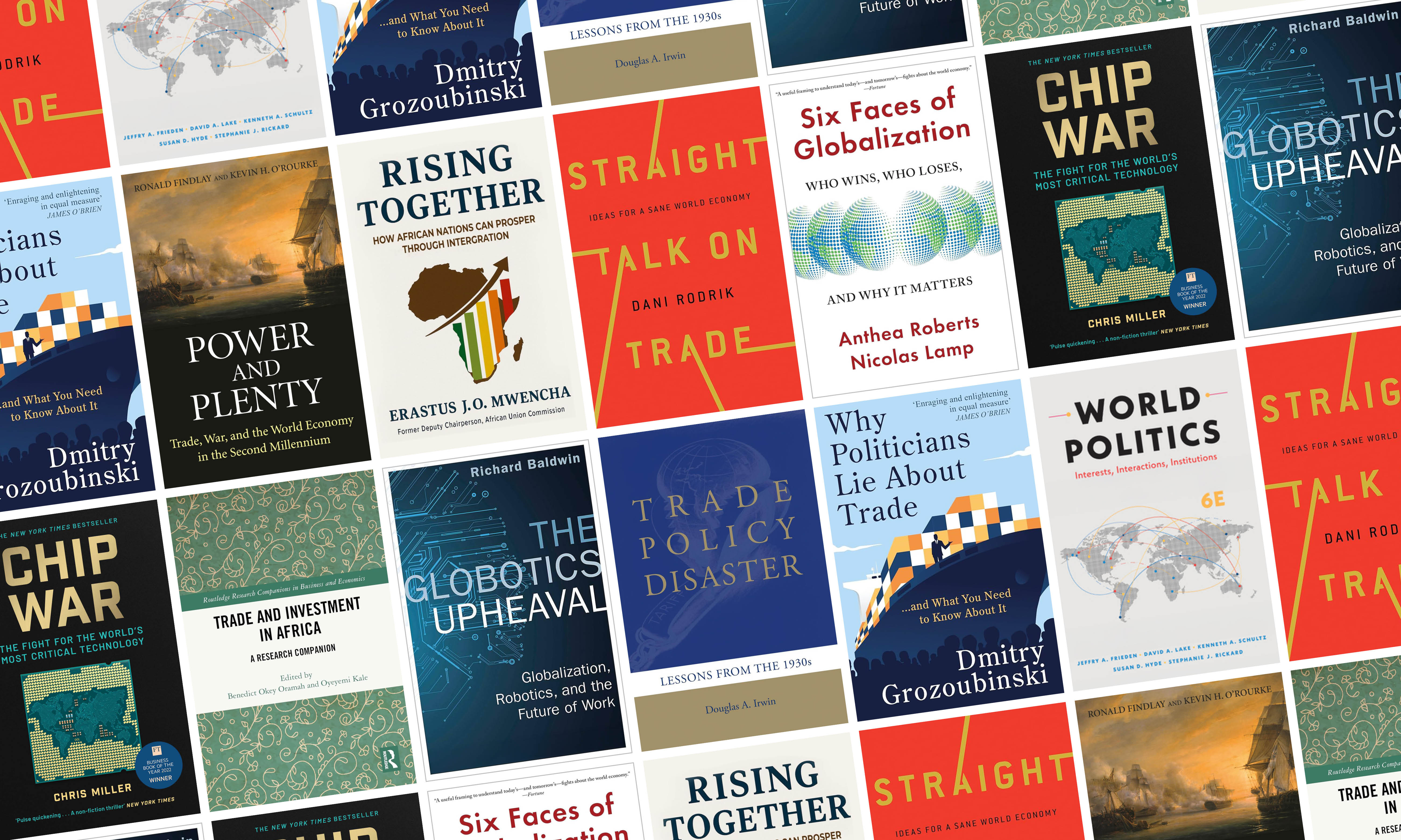 Montage of the book covers recommended in this reading list. 