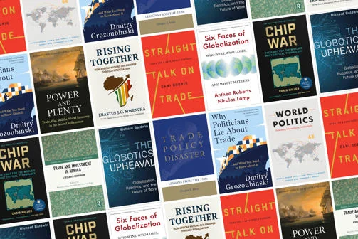 Montage of the book covers recommended in this reading list.