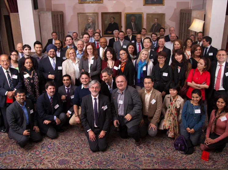 Group photo of LSE Alumni Association from the 2011 Leadership Forum