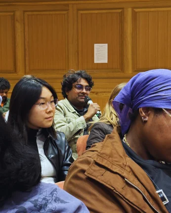 audience member asking a question