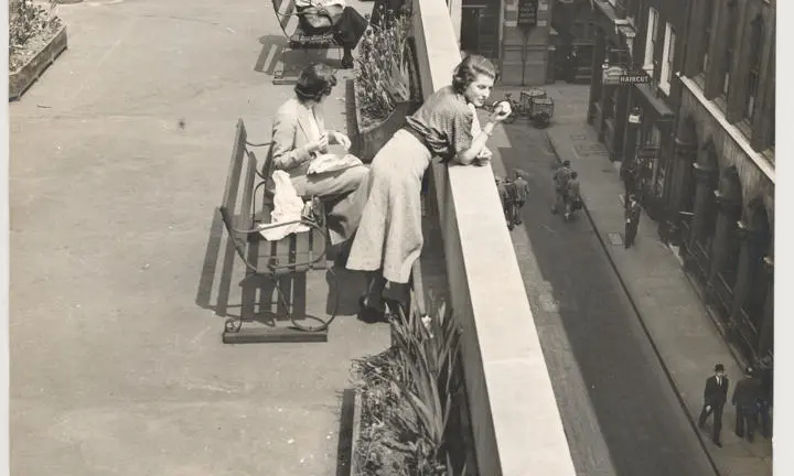 LSE Old Building Roof Terrace, 1940s