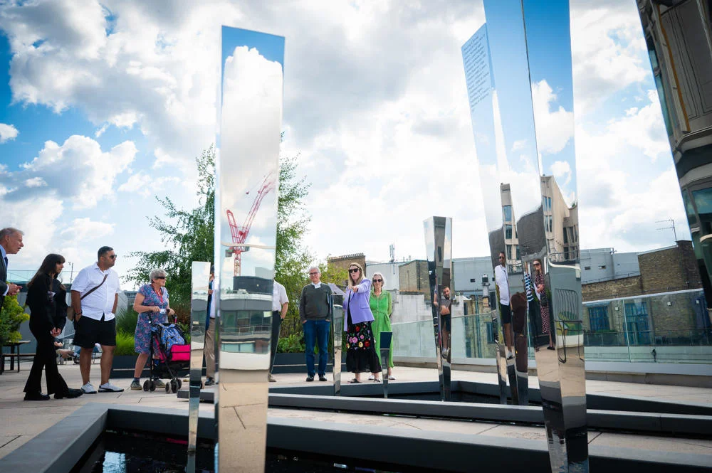 Alumni wander round the Legacy Garden