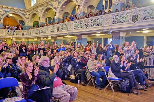 Oxford Real Farming conference audience.