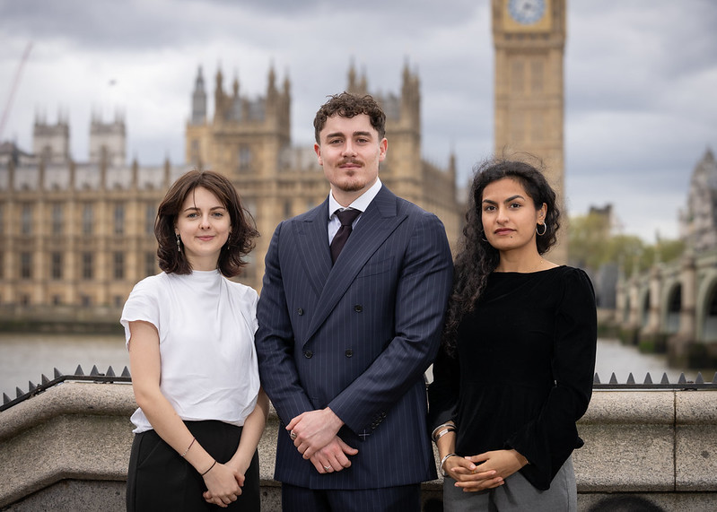 From left to right: Kristýna Šimonová (Runner-up), Alexander Minford (Winner), Iman Shaikh (Runner-up)