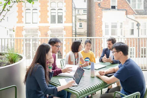 A group of students at LSE