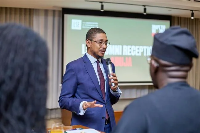 Alumnus Nasir Mohammed speaks during our Abuja alumni