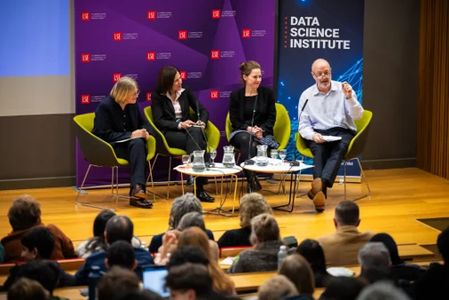 Photo of panel at event