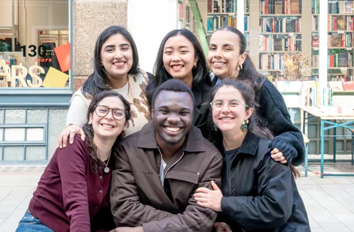 Six AKO scholars on LSE campus