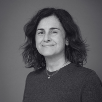 Portrait of Alba in black and white