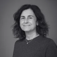 Portrait of Alba in black and white