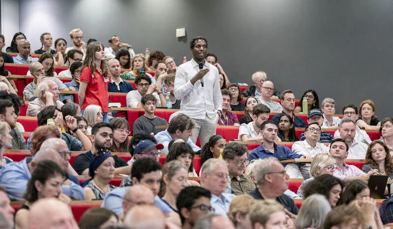 Packed audience at LSE event