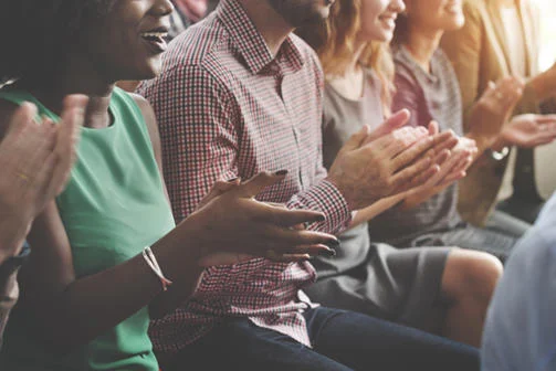 hands clapping congratulations