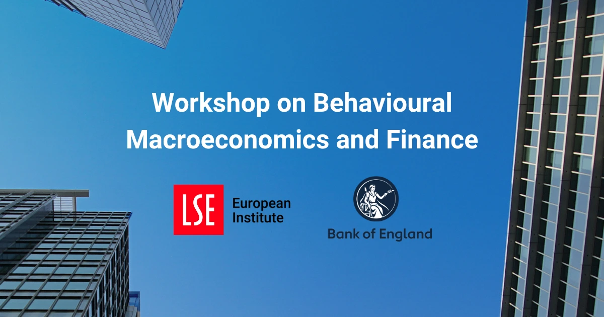 Bank of England/EI Workshop 2026
