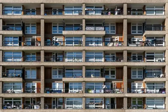 Block of flats in London