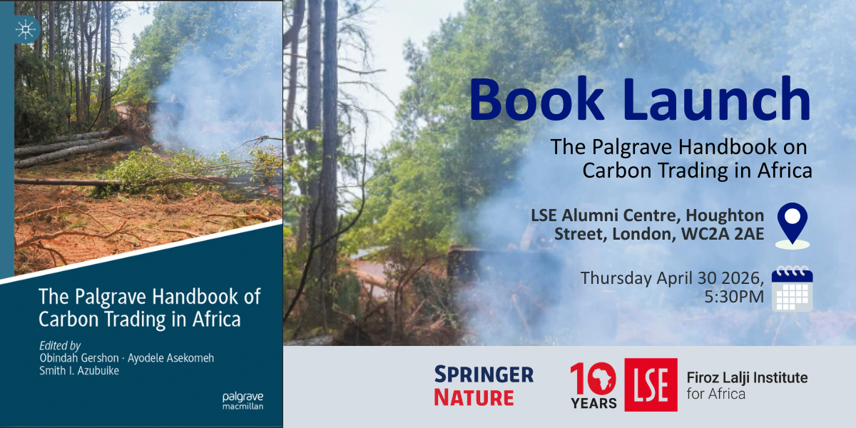 Book Launch (The Palgrave Handbook on Carbon Trading in Africa)
