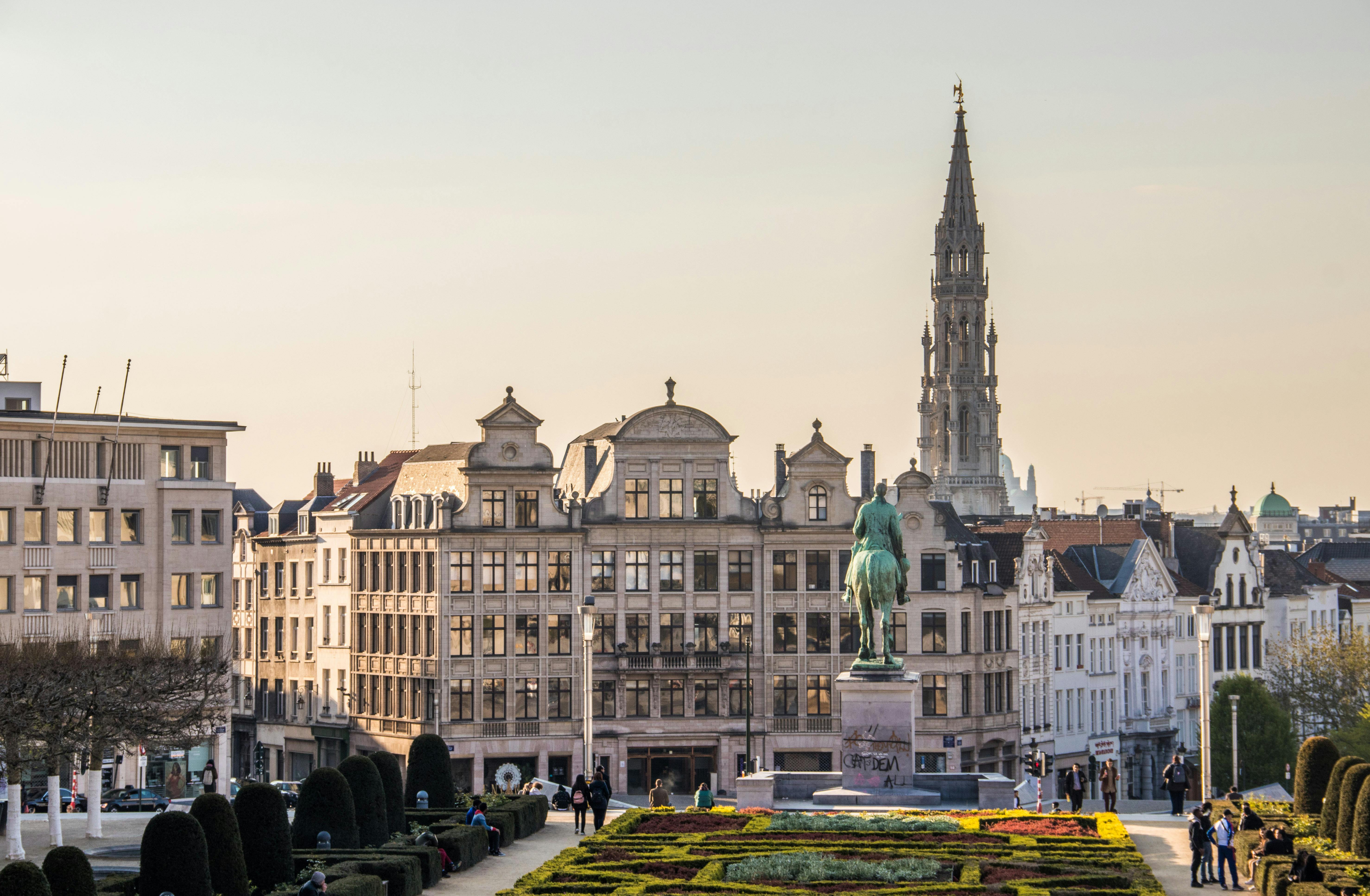The skyline of Brussels