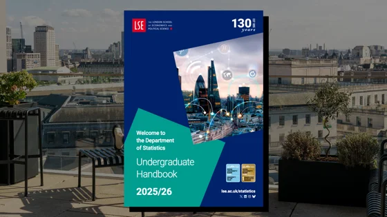 LSE Department of Statistics BSc Handbook graphic