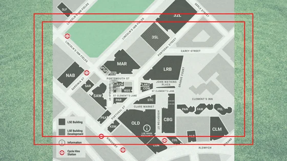 LSE's campus map