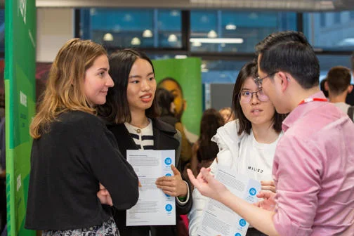 LSE students talking