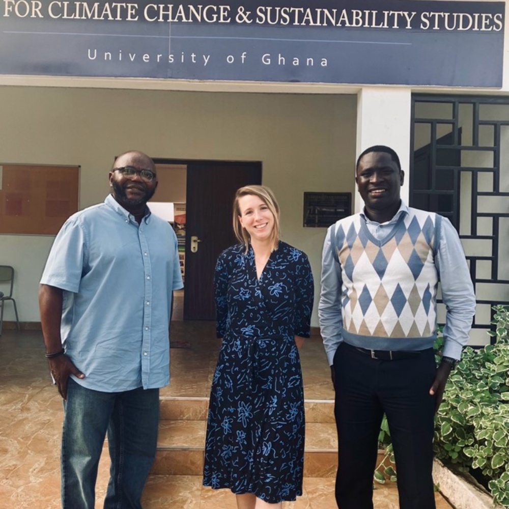three researchers at the University of Ghana