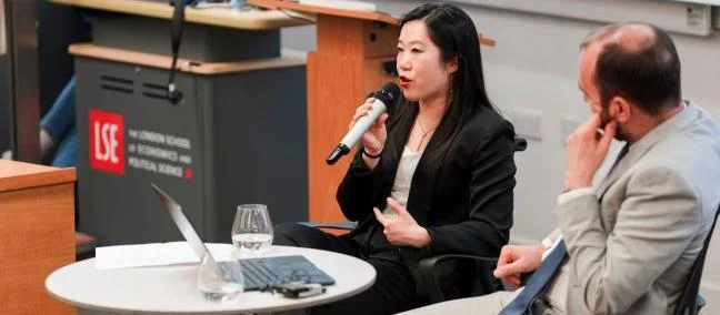 Catherine Xiang speaking at Book Launch 2026