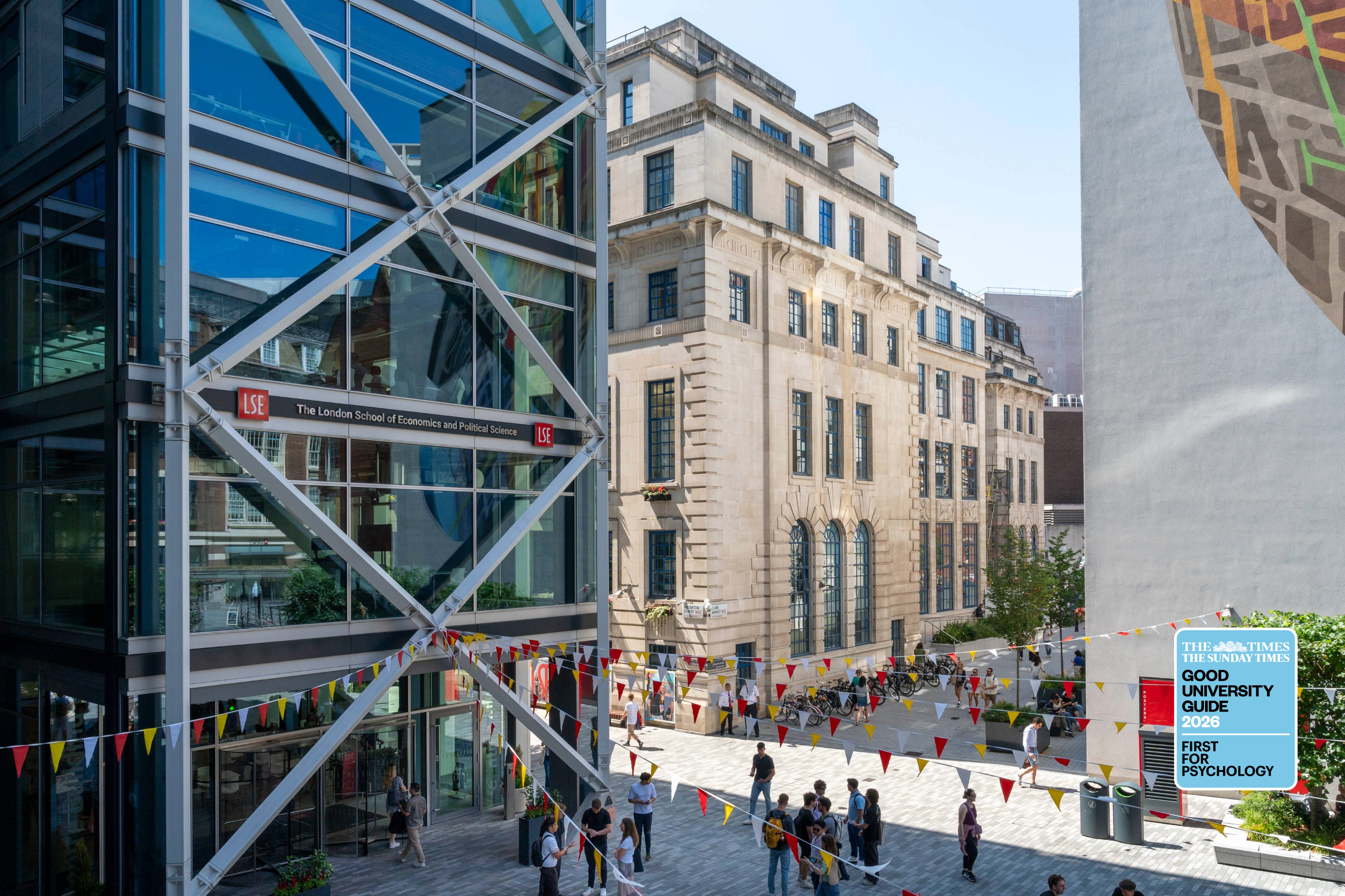 LSE Centre Building with GUG logo
