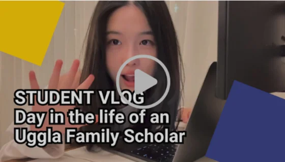 Student Vlog: Day in the life of an Uggla Family Scholar