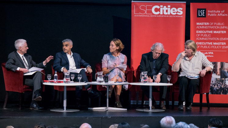 LSE Cities talk with Sadiq Khan