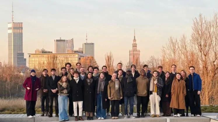 Group of CIVICA ambassadors in Warsaw