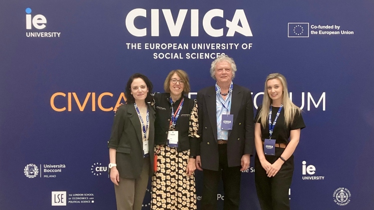 Group of four at CIVICA event