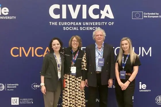 Group of four at CIVICA event