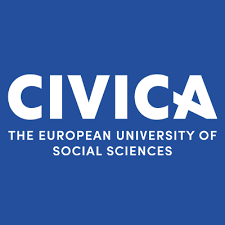 white and blue CIVICA Logo 