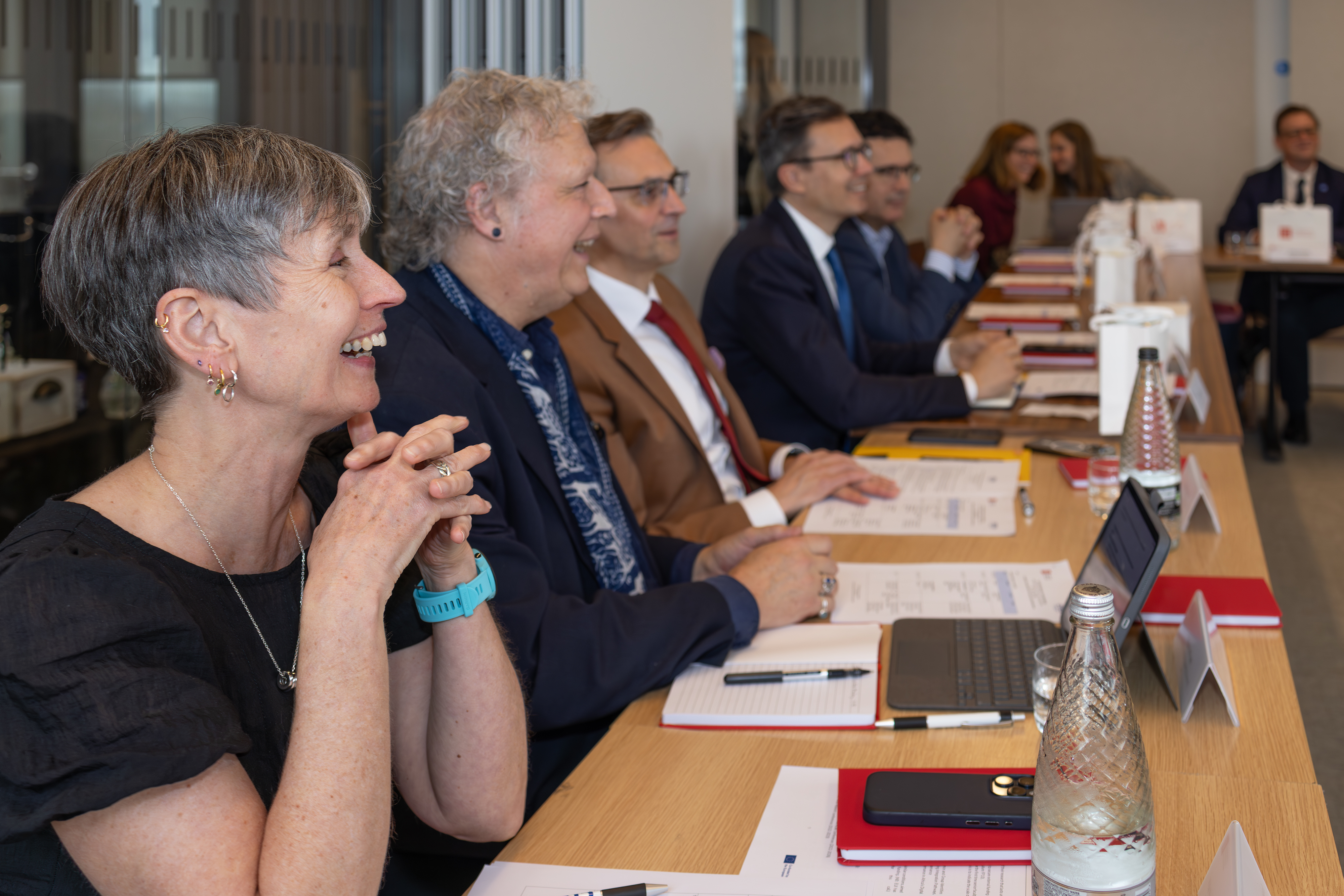 Attendees at the 2026 CIVICA Presidents' Committee Meeting laughing and smiling