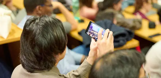 Audience at AI and the future of behavioural science event