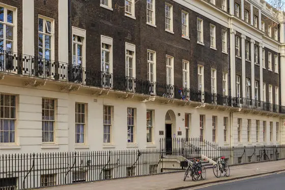 An exterior view of the Connaught Hall accommodation building at LSE