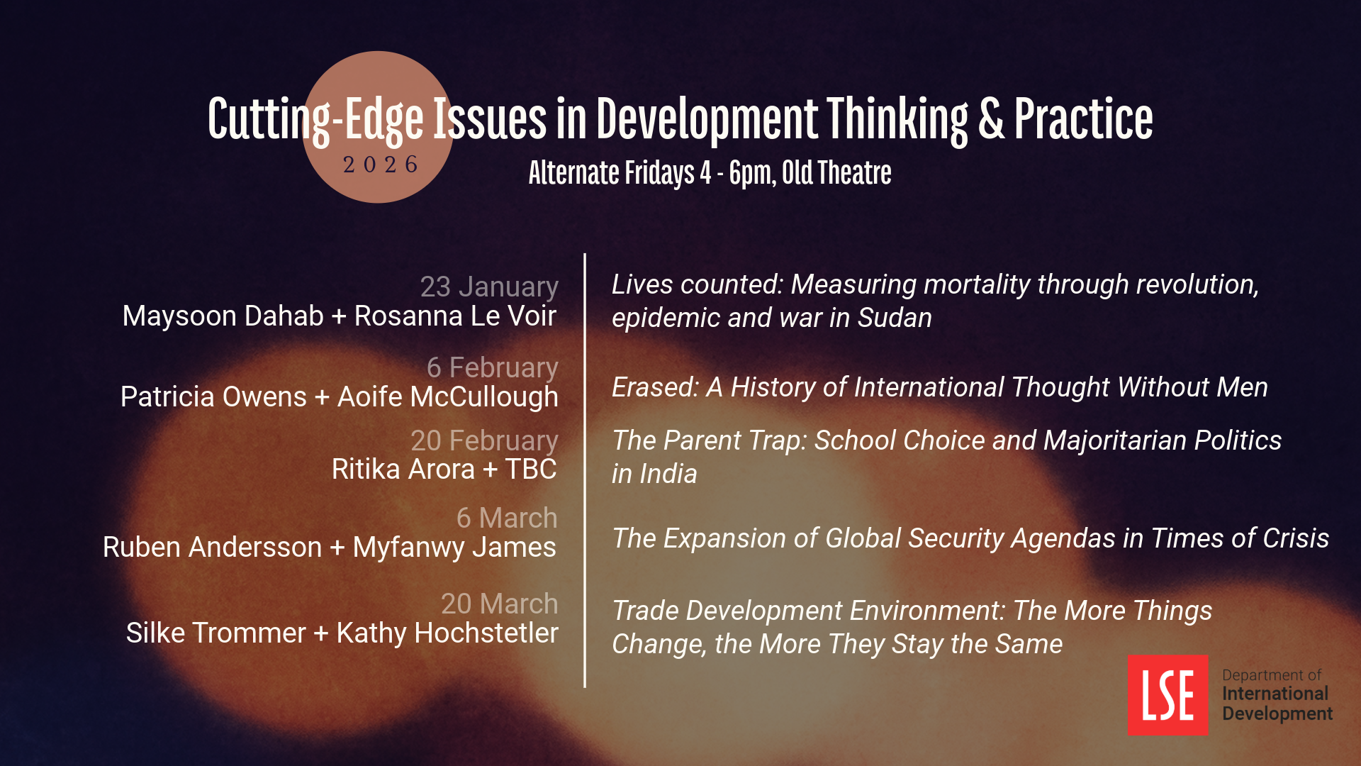 Cutting-Edge line-up