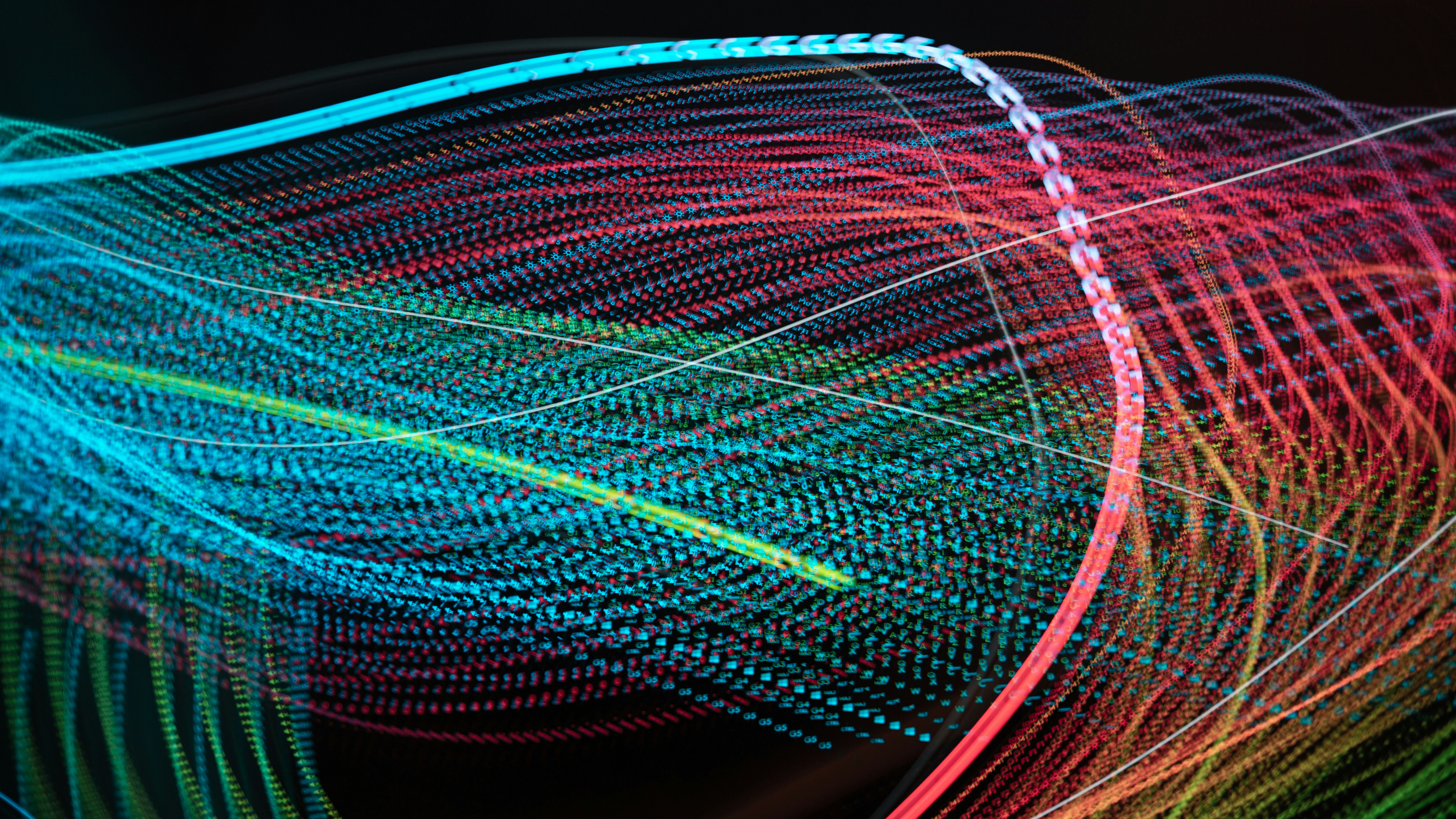 Abstract colors representing data