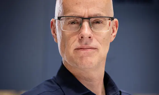 Man staring at camera
