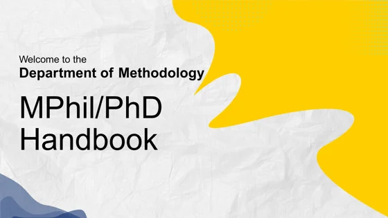 graphic of MPhil/PhD Handbook