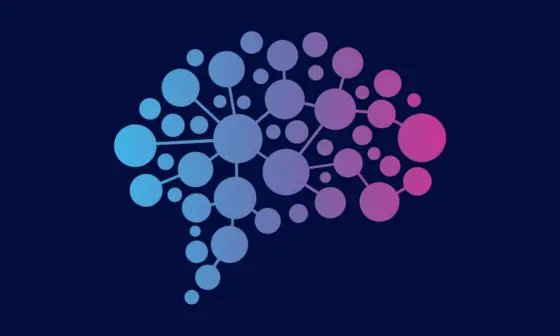 Divided logo – digital brain