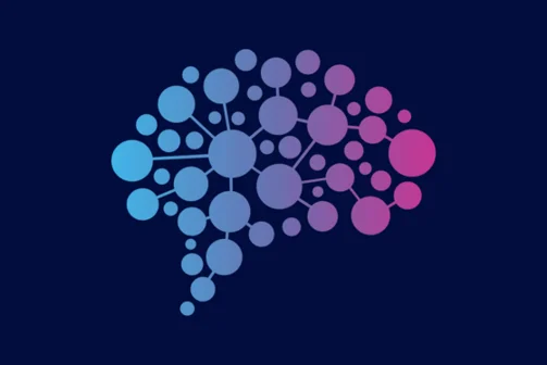Divided logo – digital brain