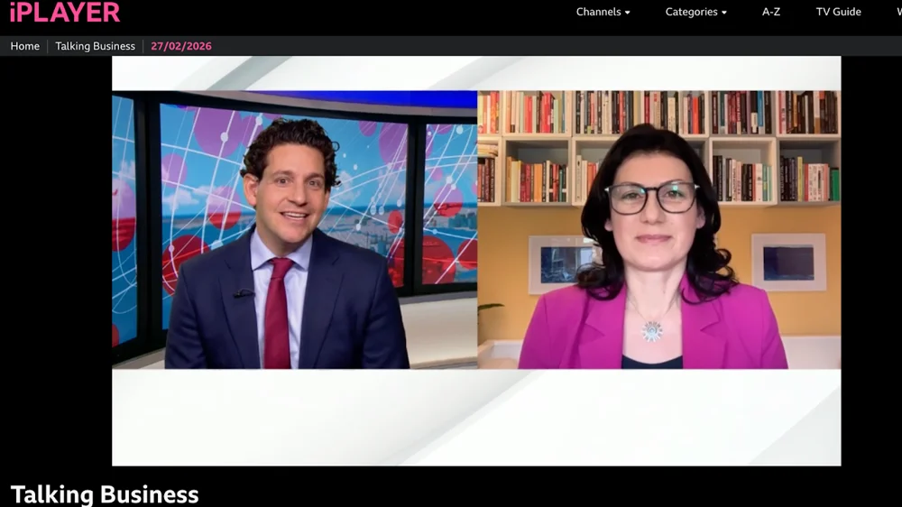 Dori Sallai on BBC Talking Business
