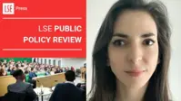 Dr Gloria Novović and LSE Public Policy Review logo