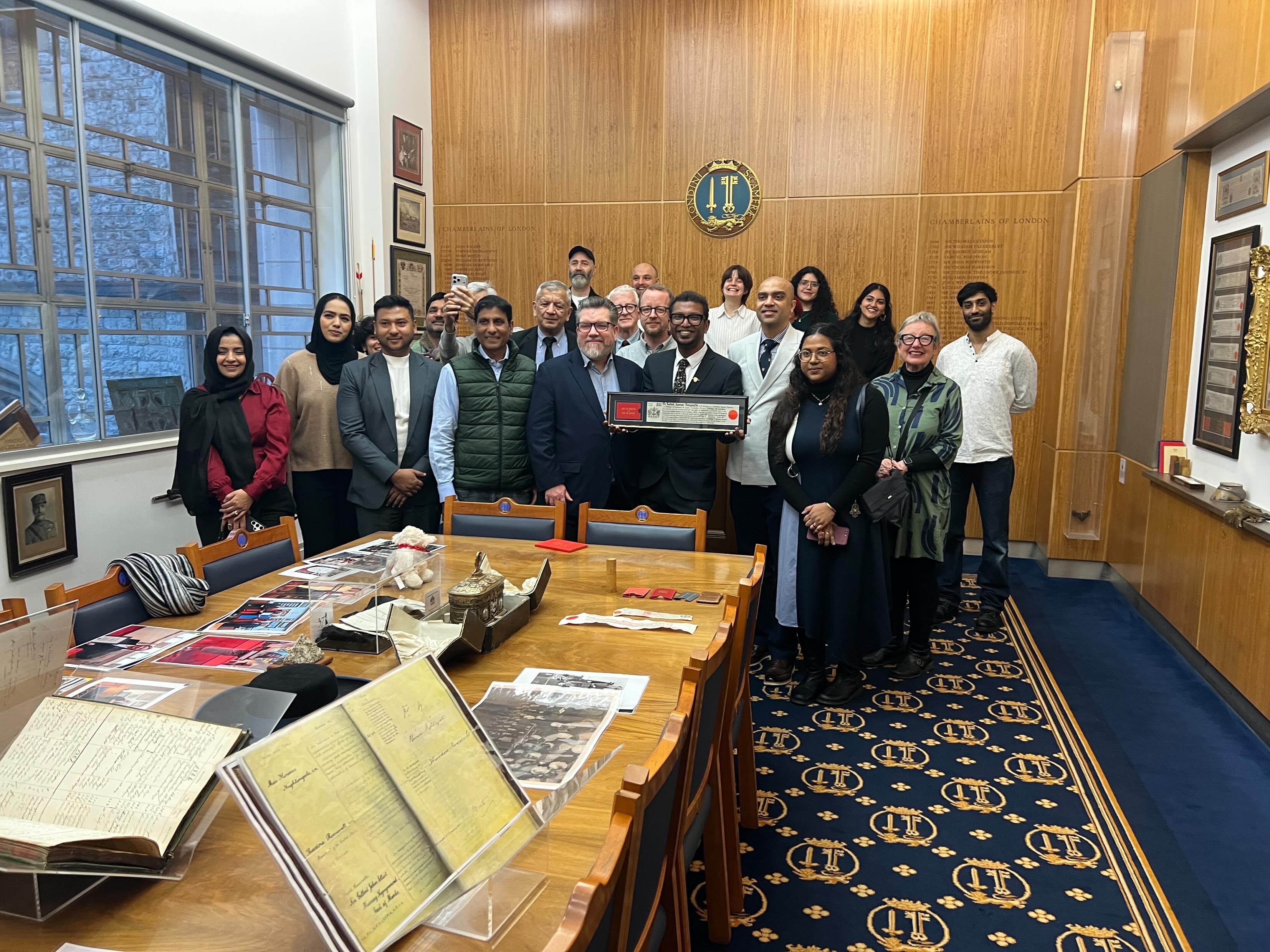 Dr Rohit Dasgupta receives Freedom of the City of London