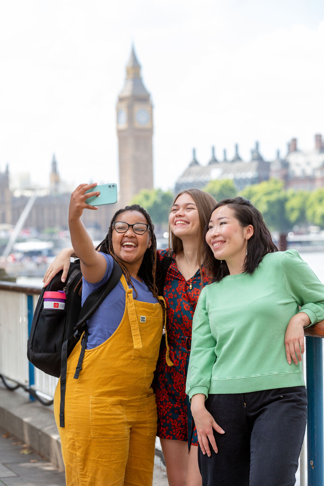 Student vloggers around London